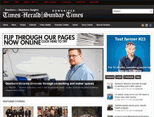 Tablet Screenshot of downriversundaytimes.com
